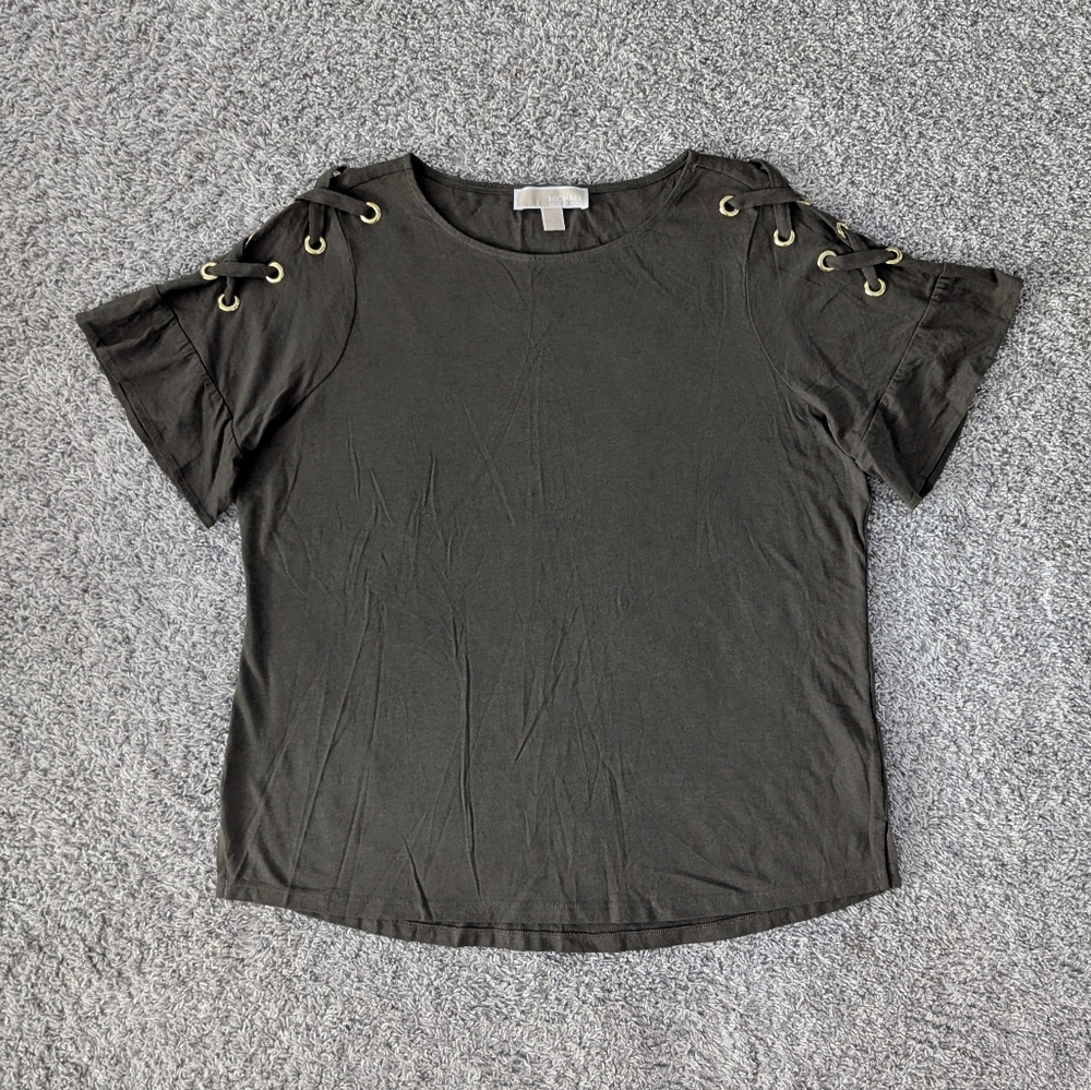 Michael Kors women's lace up shirt